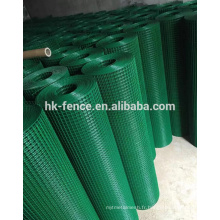 Anping 1/4 &quot;maille carré vert vert PVC enduit treillis soudé